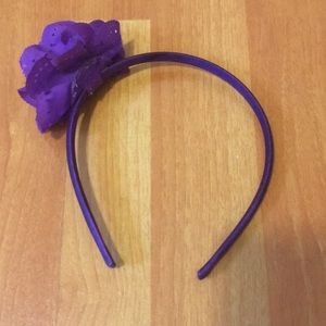 Purple Flower Headband